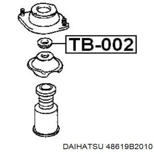 48619B2010 Toyota Подшипник верхней опоры