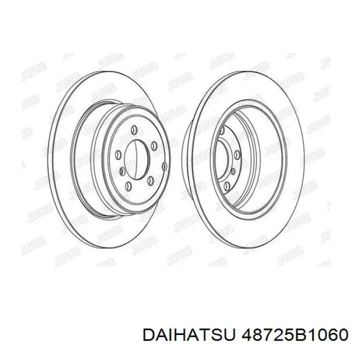 48725B1060 Daihatsu Сайлентблок балки моста