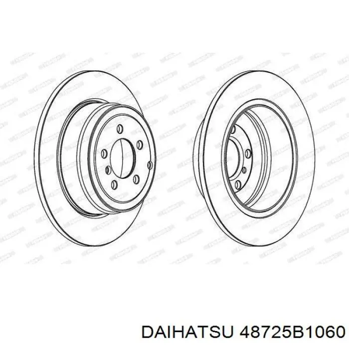Сайлентблок заднего подрамника Daihatsu 48725B1060 цена, от 40.63 USD
