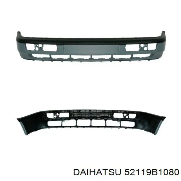 52119B1080 Daihatsu Бампер передний в сборе