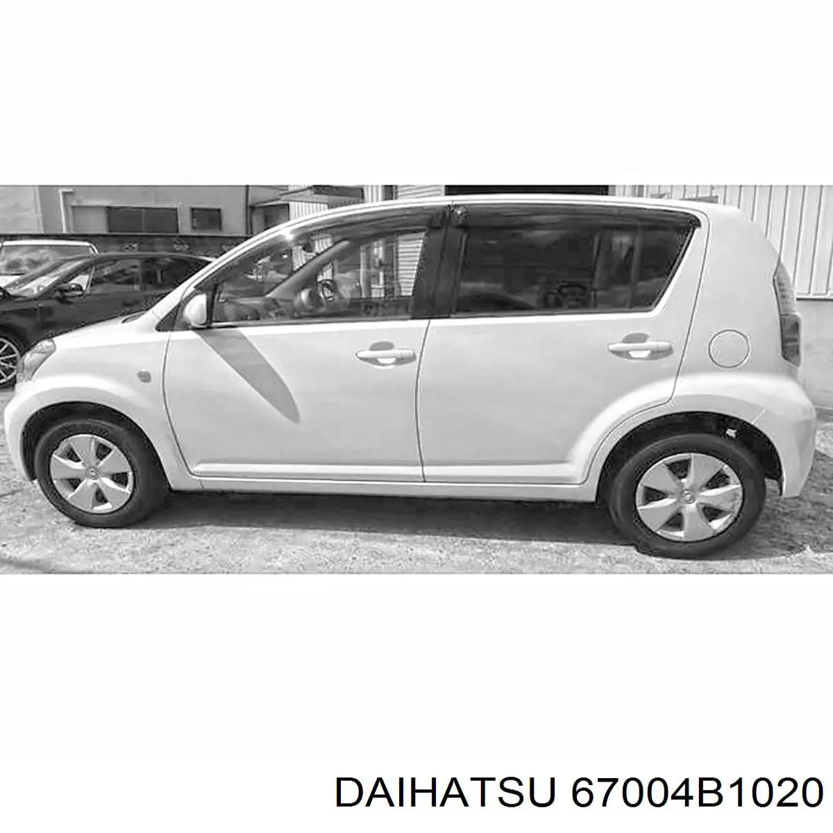  Дверь задняя левая Daihatsu Sirion 