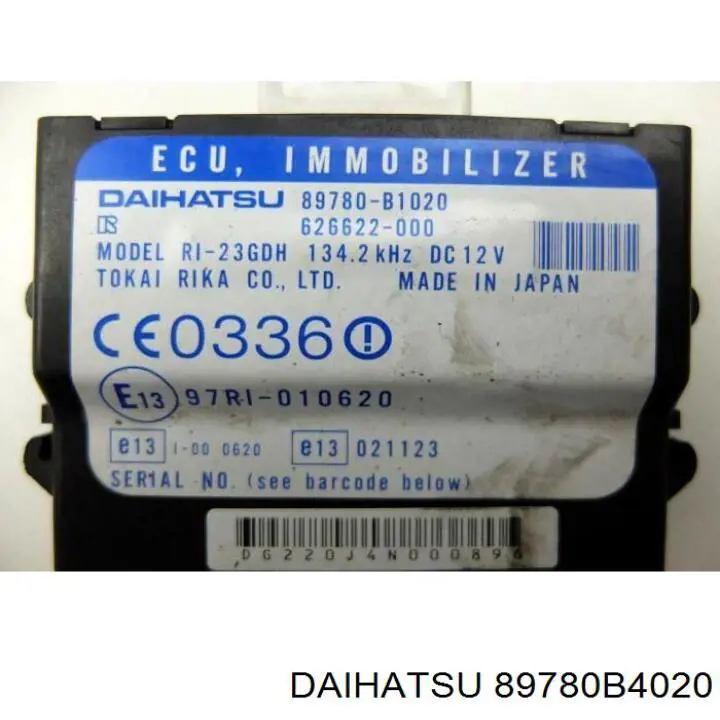  Daihatsu 89780B4020 цена, от 80.43 USD