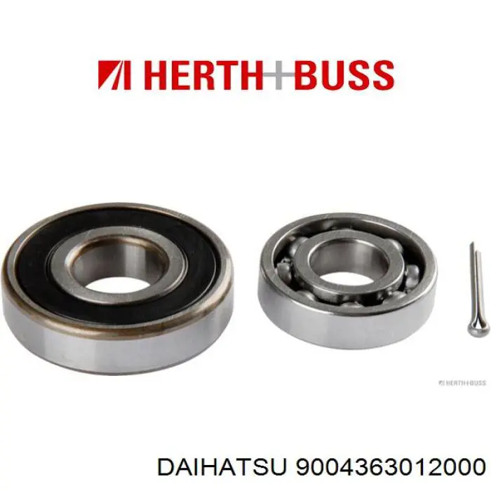 Подшипник полуоси заднего моста внутренний 9004363012000 Daihatsu