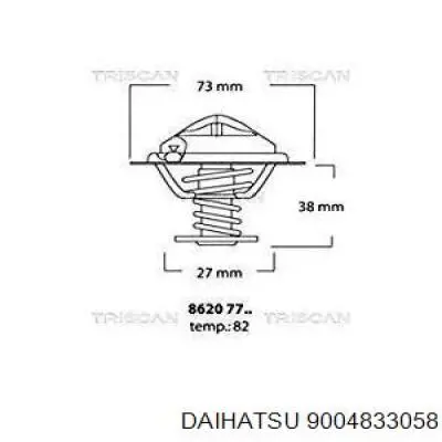 Термостат 9004833058 Daihatsu