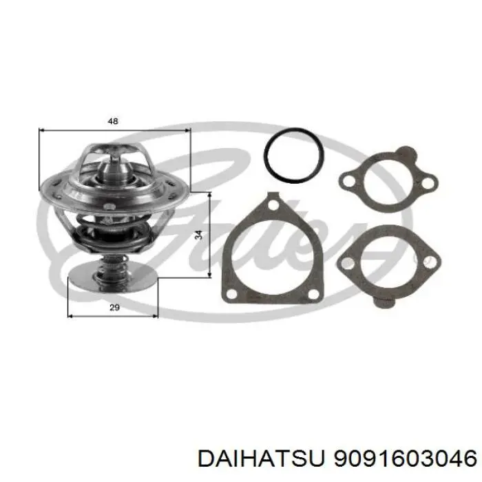 Термостат 9091603046 Daihatsu