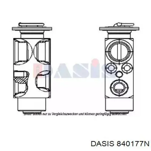 Клапан TRV кондиционера 840177N Dasis