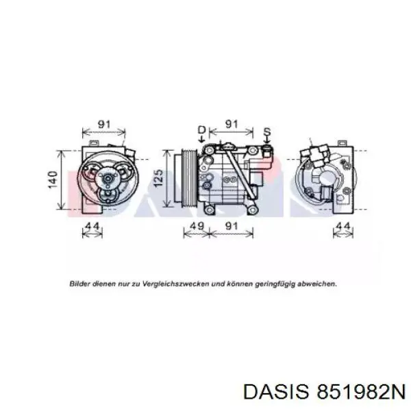 Купить 73111AE040 Subaru Компрессор климатической установки