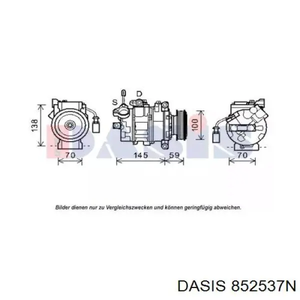 Компрессор кондиционера 852537N Dasis