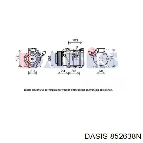 Компрессор кондиционера 852638N Dasis