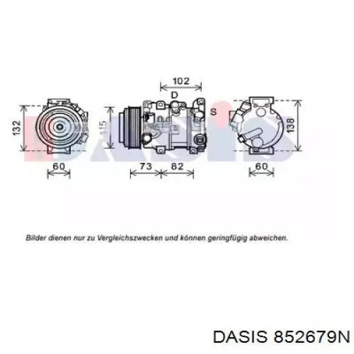 Компрессор кондиционера 852679N Dasis