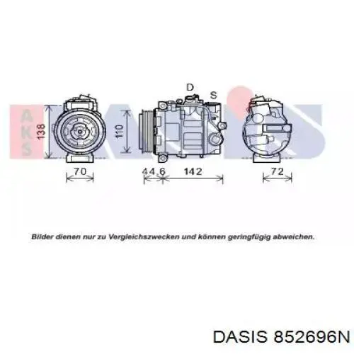 Компрессор кондиционера 852696N Dasis