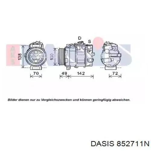 Компрессор кондиционера 852711N Dasis