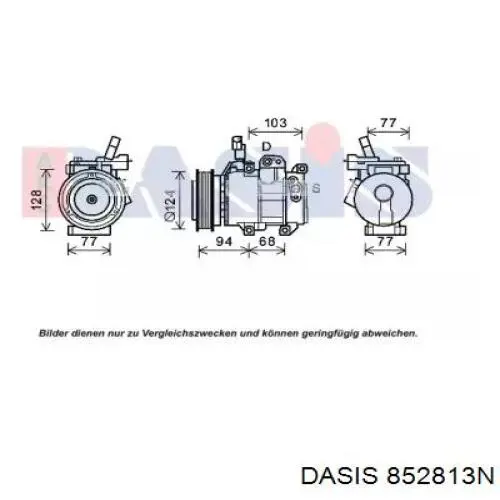 Компрессор кондиционера 852813N Dasis