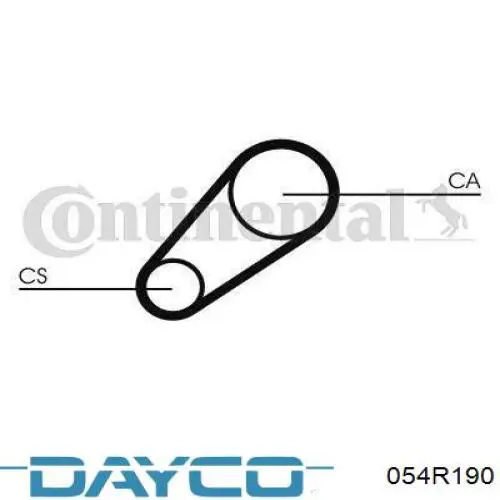 Купить 054R190 Dayco Ремень газораспределительного механизма