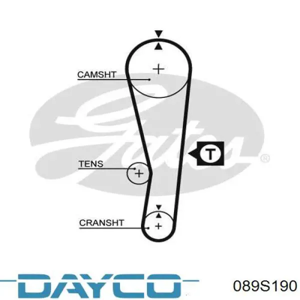 Ремень ГРМ 089S190 Dayco