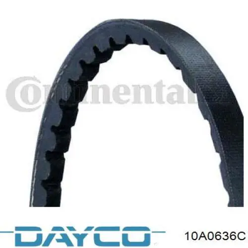 10A0636C Dayco Поликлиновый ремень