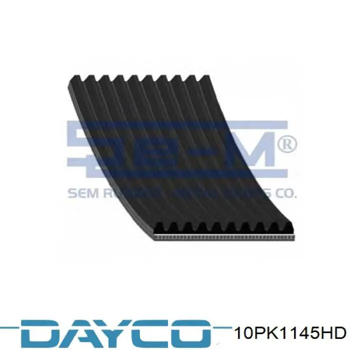 Клиновый ремень Dayco 10PK1145HD цена, от 14.89 USD