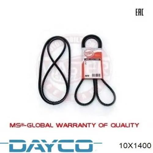 Клиновый ремень Dayco 10X1400 цена, от 6.27 USD