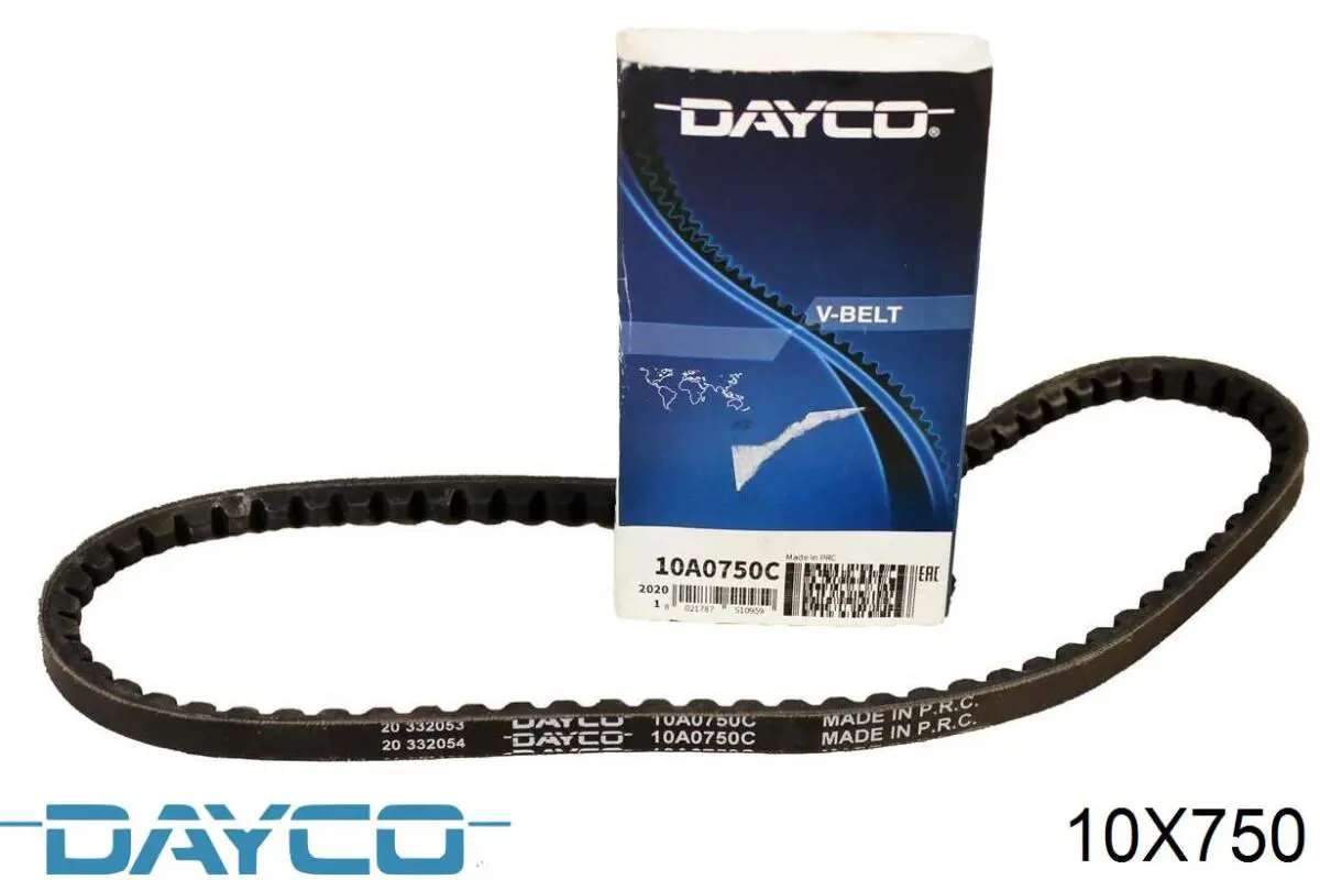 10X750 Dayco ремень генератора