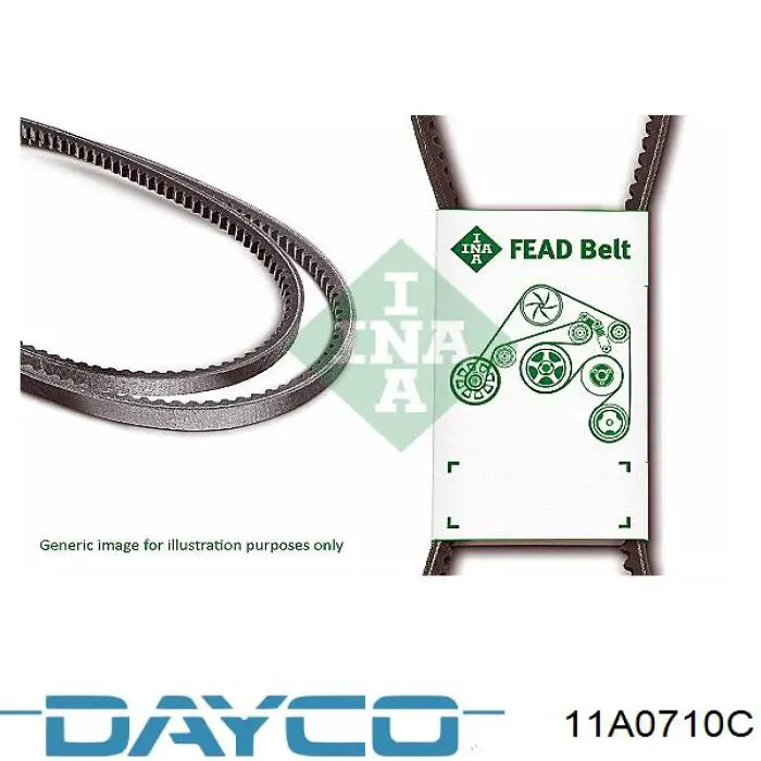 Купить 11A0710C Dayco Ремень генератора