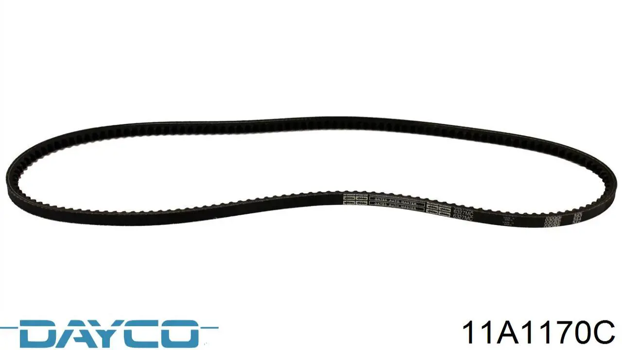 11A1170C Dayco Поликлиновый ремень