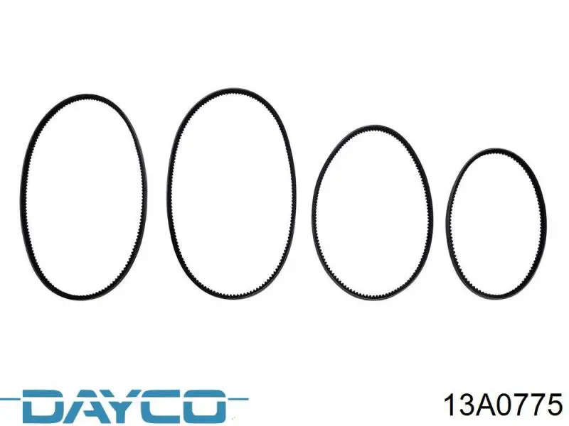 Клиновый ремень Dayco 13A0775 цена, от 5.43 USD