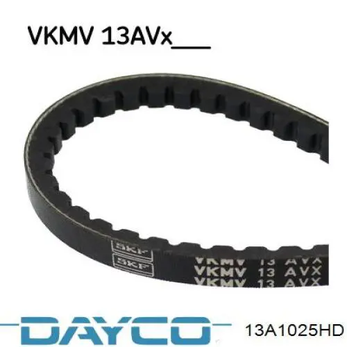13A1025HD Dayco Поликлиновый ремень