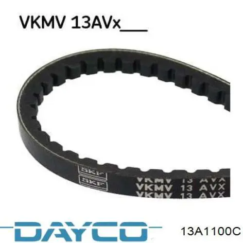 13A1100C Dayco Поликлиновый ремень