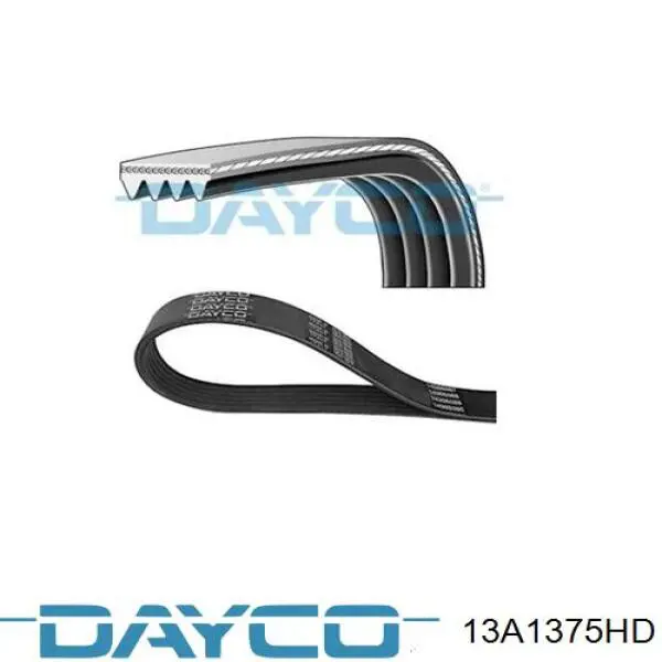 13A1375HD Dayco Поликлиновый ремень