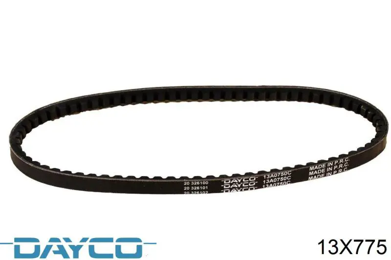 13X775 Dayco Поликлиновый ремень