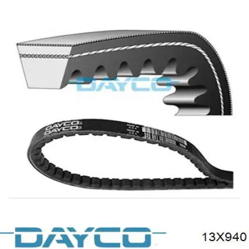 13X940 Dayco Поликлиновый ремень