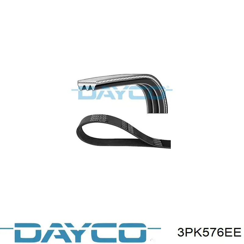3PK576EE Dayco Поликлиновый ремень