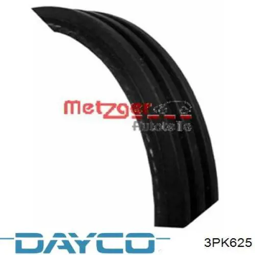 Клиновый ремень Dayco 3PK625 цена, от 4.16 USD
