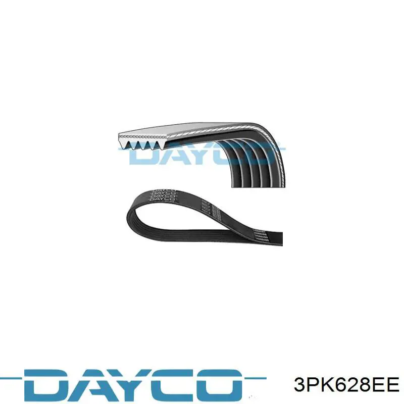 Ремень генератора 3PK628EE Dayco