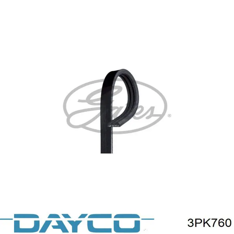 Клиновый ремень Dayco 3PK760 цена, от 4.16 USD