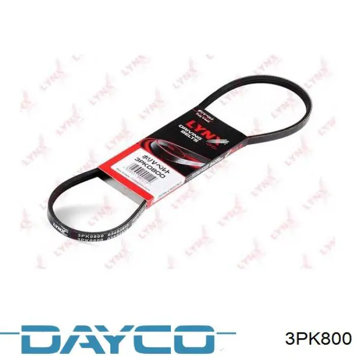 Клиновый ремень Dayco 3PK800 цена, от 4.34 USD