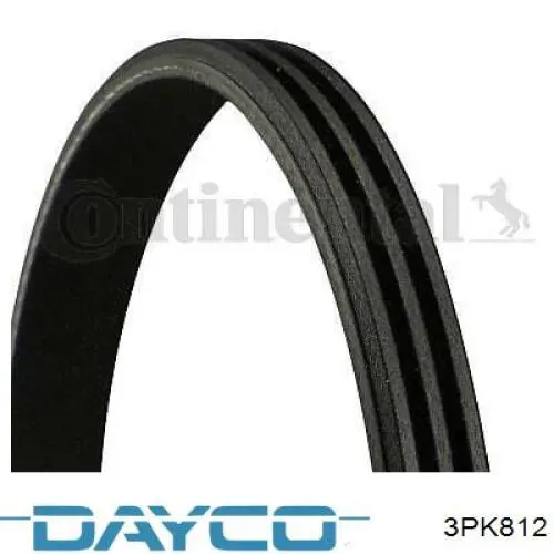 Купить 3PK812 Dayco Ремень генератора