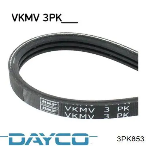 Купить 3PK853 Dayco Ремень генератора