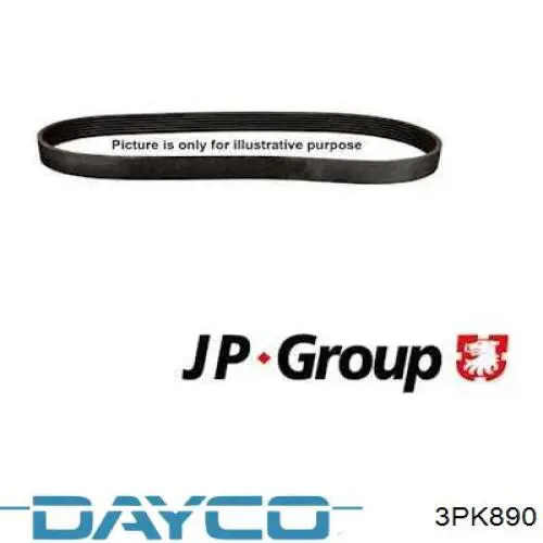 Купить 3PK890 Dayco Ремень генератора
