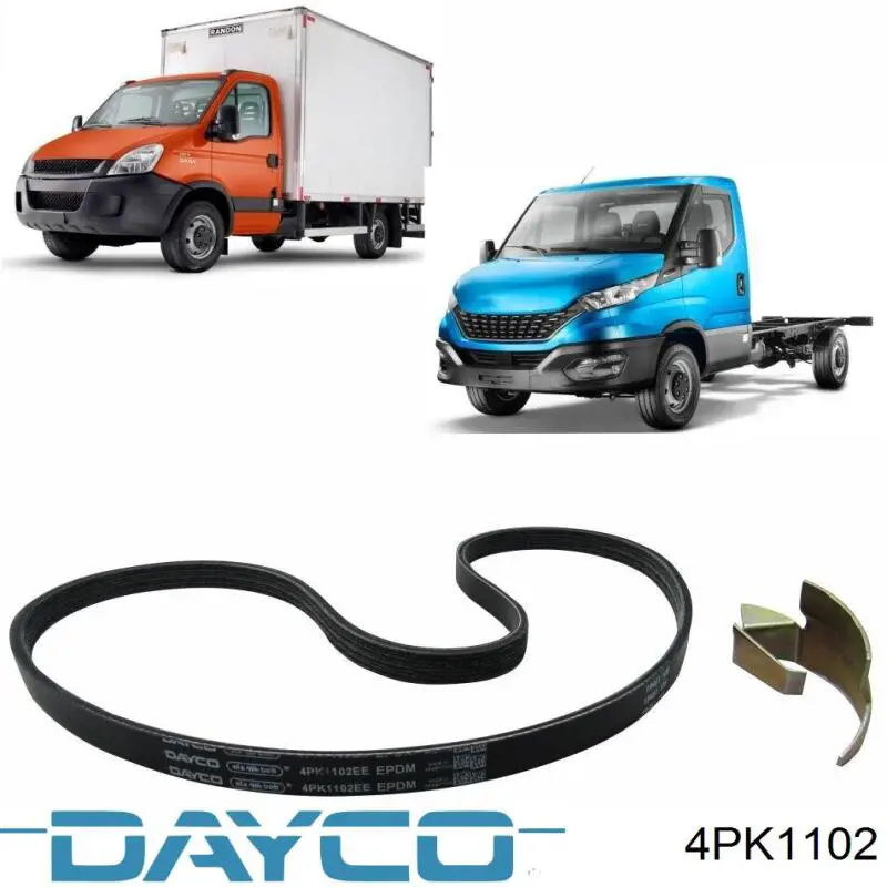 4PK1102 Dayco Поликлиновый ремень