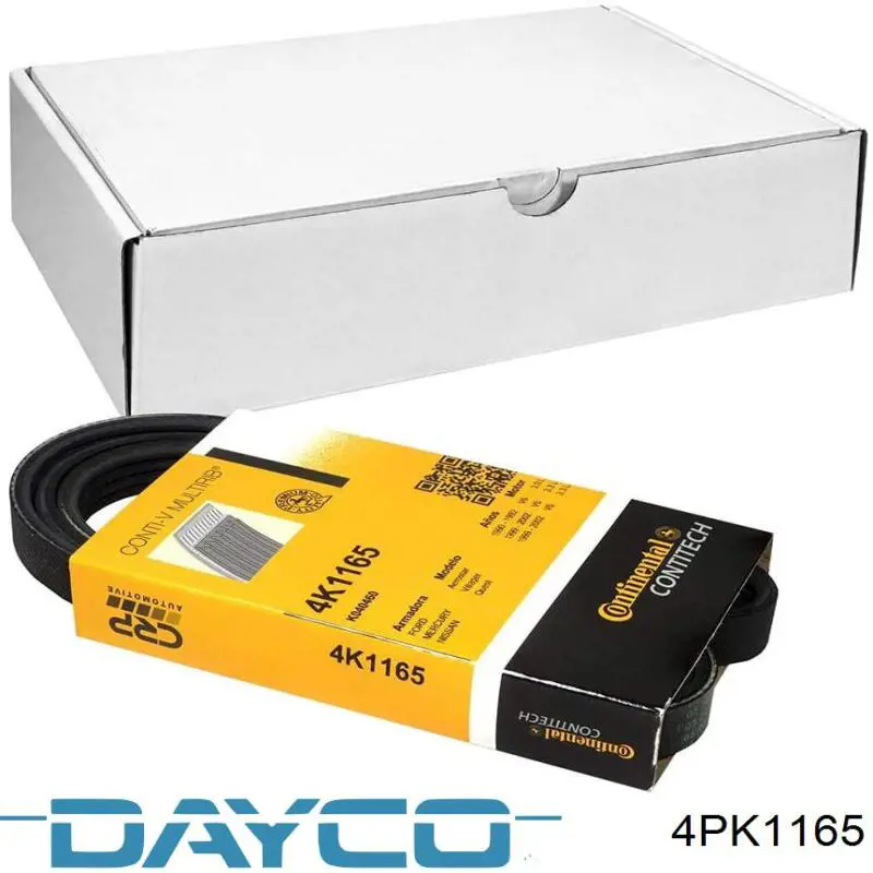 Клиновый ремень Dayco 4PK1165 цена, от 6.00 USD