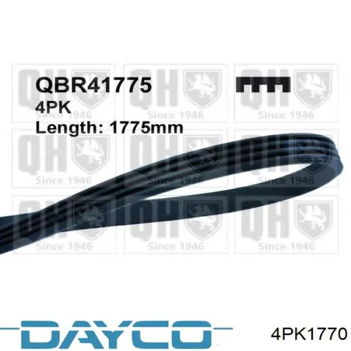 Ремень генератора 4PK1770 Dayco