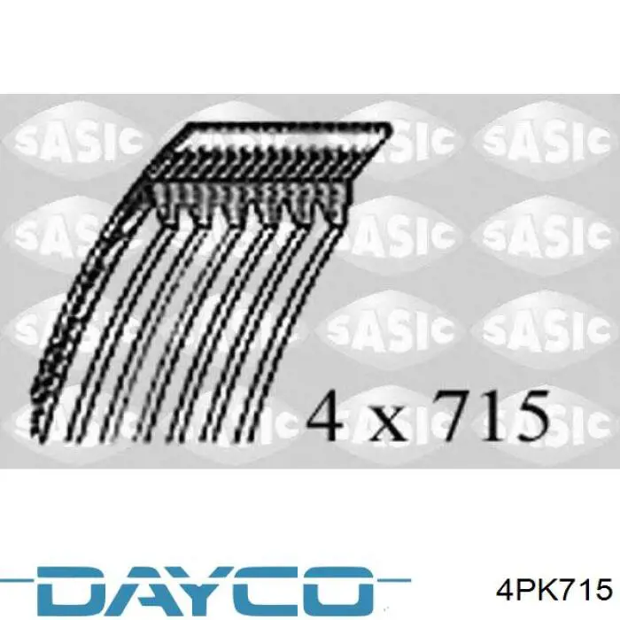 Купить 4PK715 Dayco Ремень генератора