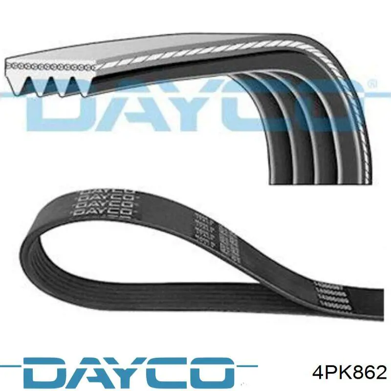 Клиновый ремень Dayco 4PK862 цена, от 5.27 USD
