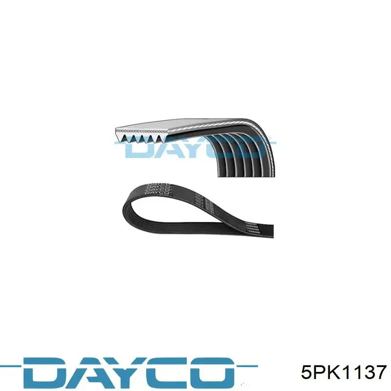 Клиновый ремень Dayco 5PK1137 цена, от 8.68 USD