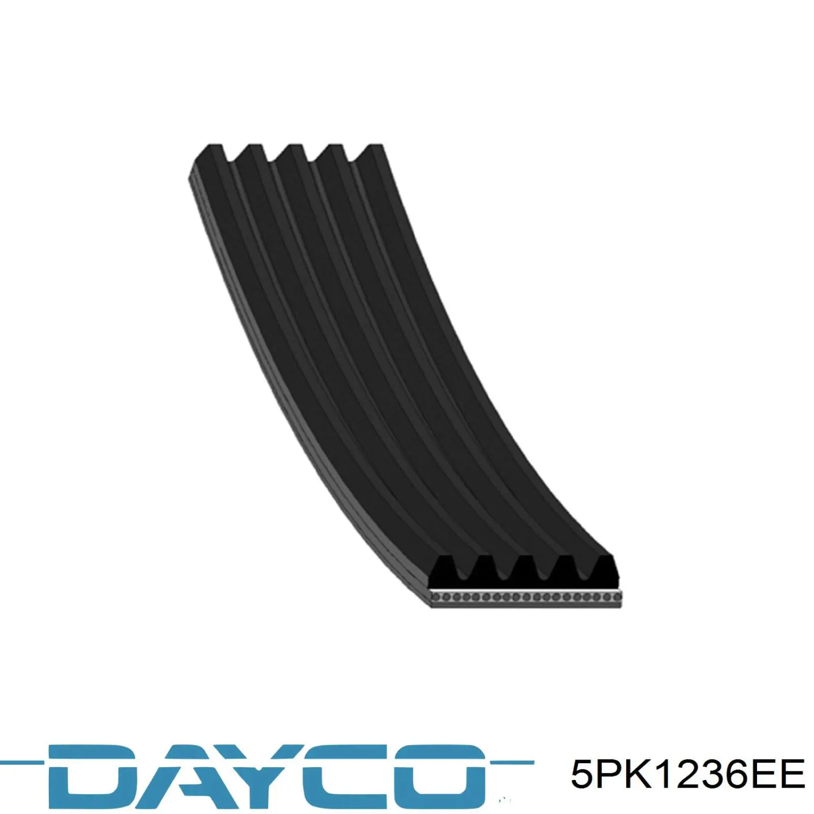 Клиновый ремень Dayco 5PK1236EE цена, от 11.48 USD