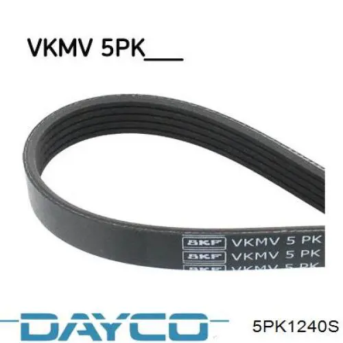 Ремень генератора 5PK1240S Dayco