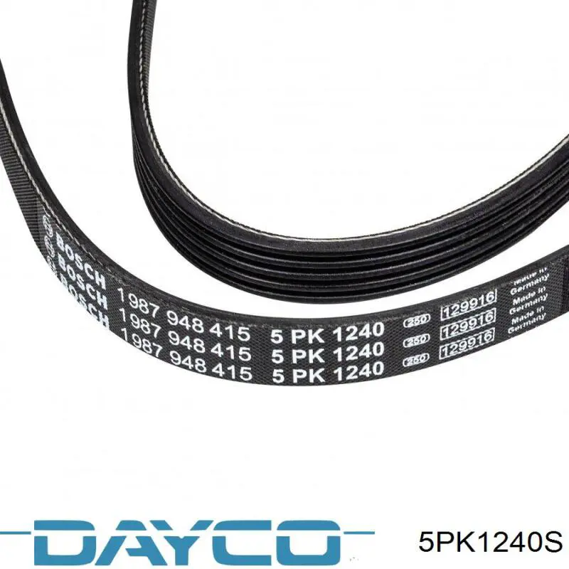 Ремень кондиционера Dayco 5PK1240S