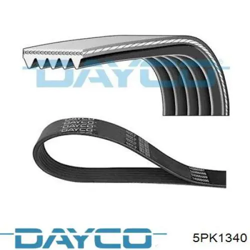 Купить 5PK1340 Dayco Ремень генератора