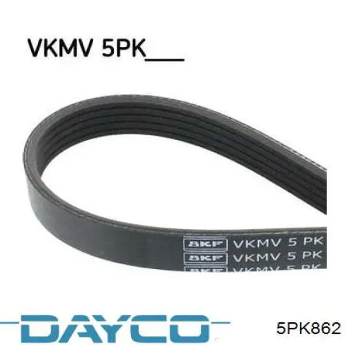 Клиновый ремень Dayco 5PK862 цена, от 5.84 USD